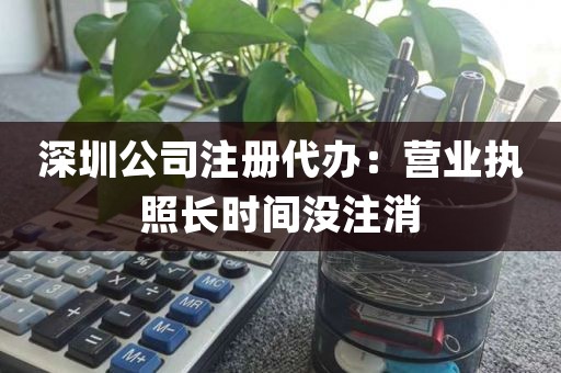 深圳公司注册代办：营业执照长时间没注消